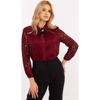 Dámská košile MI KS C242.16X Bordó - FPrice bordó one size