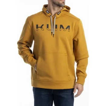 Pánská mikina KLIM Petrol funkční mikina s kapucí Hnědá XXL