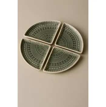 Sada nádobí Bloomingville Svačinové talířky Rani, 4 ks