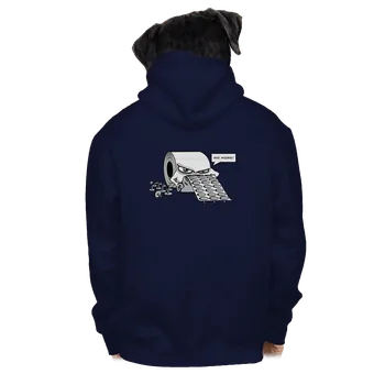 Pánská mikina Bastard Toaleťák pánská mikina na zip Navy