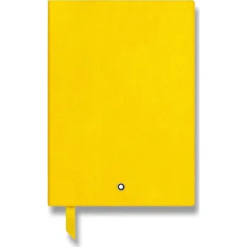 Zápisník Kožený zápisník Montblanc 146 A5, linkovaný, žlutý