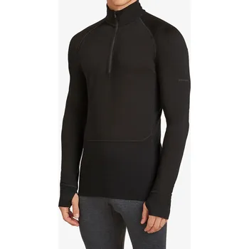 Oblečení a móda Funkční mikina Icebreaker Merino 200 ZoneKnit LS Half Zip - black