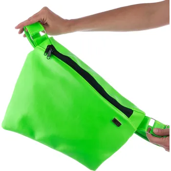 Ledvinka Maxi ledvinka Big Love neon zelená | česká výroba