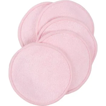 Houbička na make-up Sada 5 ks odličovacích tamponů z polyuretanu Opakovaně použitelné čistící houbičky Omyvatelné utěrky na obličej Krém a make-up světle růžová