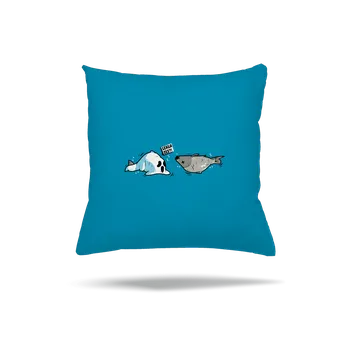 Polštář Bastard Leklá ryba polštář Blue Turquoise