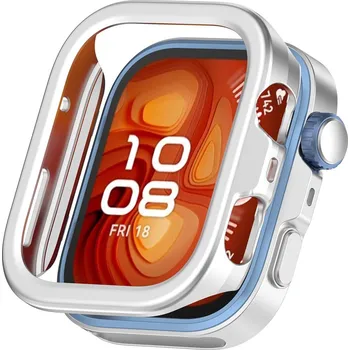 VSECHNONAMOBIL 117208 PC HALF COVER Plastový kryt Huawei Watch Fit 4 Pro stříbrný