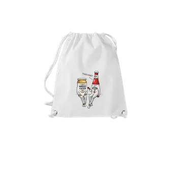 Sportovní vak Bastard Pokecáme vak White