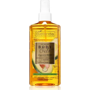 Kosmetika Bielenda Luxury Body Oils Avocado + Argan + Jojoba olej na obličej, tělo a vlasy 150 ml