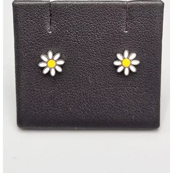 Náušnice Ocelové náušnice - Kopretina malá