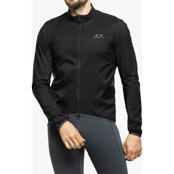 Cyklistická bunda Bunda na kolo Oakley Endurance PKBL Wind Jacket - blackout