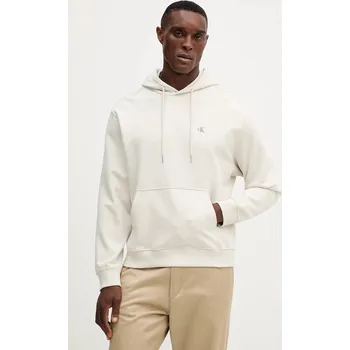 Pánská mikina Bavlněná mikina Calvin Klein Jeans LV04RC297G béžová 01X, vel. L
