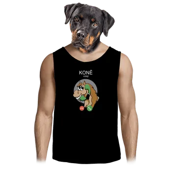 Pánské tílko Bastard Koně volají pánské tílko Black