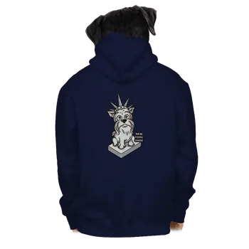 Pánská mikina Bastard New Yorkshire pánská mikina na zip Navy