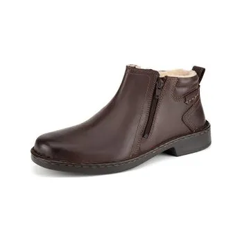 Dámské kozačky Go Soft Polokozačky GARY-41 MI18 Hnědá 44