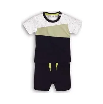 Kojenecká souprava DIRKJE Set 2dílný C-SO SUNNY AROUND THE WORLD 74 Mint-Navy