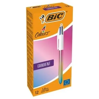 Set školních potřeb Długopis 4 Colours Gradient (12szt)