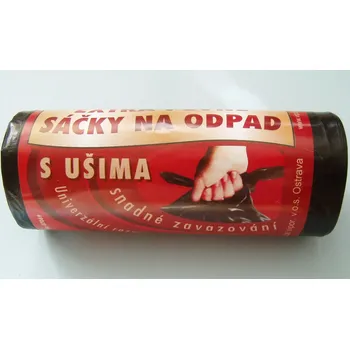 Pytle na odpadky Sáčky na odpad 35 - 60 l zatahovací s ušima extra pevné [10 ks] (6956.12 - 9A)