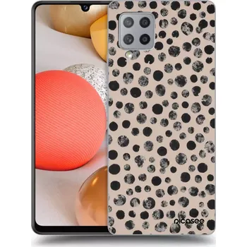 Pouzdro na mobilní telefon Picasee silikonový průhledný obal pro Samsung Galaxy A42 A426B - Dots