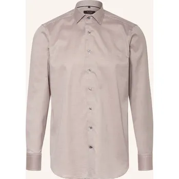 Pánská košile Olymp Signature Pánská Košile Signature Tailored Fit, hnědá /...