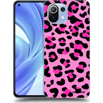 Pouzdro na mobilní telefon Picasee silikonový černý obal pro Xiaomi Mi 11 Lite - Pink Tiger