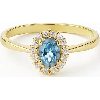 Šperk Zlatý prsten s kameny