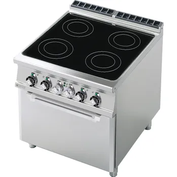 Sporák Sporák elektrický sklokeramický s troubou CFC4-98ET RM GASTRO