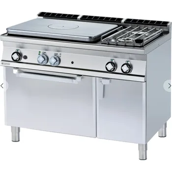 Sporák Plynový sporák tálový 120 s elektrickou troubou TPF2-712GPEV RM GASTRO - 3 zóny