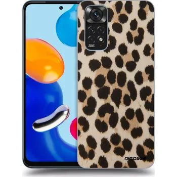Pouzdro na mobilní telefon Picasee silikonový průhledný obal pro Xiaomi Redmi Note 11 - Brown Tiger