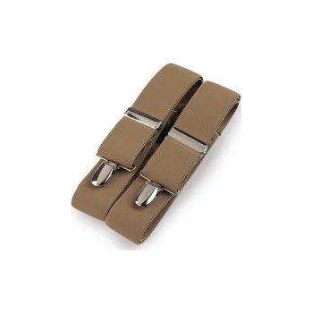 Kšandy Šle pánské široké 3,5 cm délka 120 cm typ X - 54 béžová