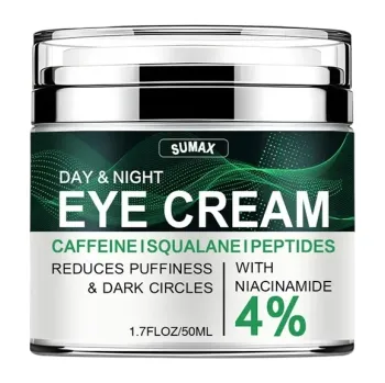 Pleťový krém Oční krém s niacinamidem 50 ml proti otokům tmavým kruhům a vráskám s kyselinou hyaluronovou pro hydrataci a zpevnění pleti