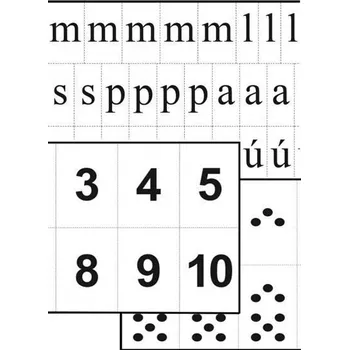 Sada Skládací abeceda, značky a číslice