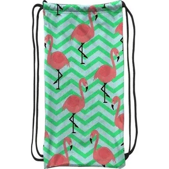Worek szkolny plecak WR133 Flamingi zygzak MESIO