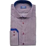 Pure by Hatico Košile Pure Modern Fit modrý / vínový vzor velikost: 45/46