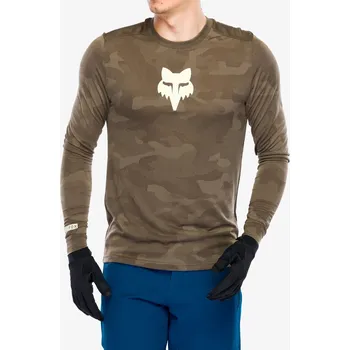 cyklistický dres Cyklistická mikina Fox Ranger Tru Dri LS Jersey - dirt