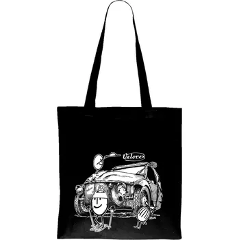 Plátěná taška - Velorex a Pan Vajíčko Barva: Černá