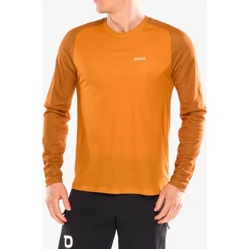Cyklistické oblečení Cyklistická mikina POC Motion Air L/S Jersey - bauxite brown
