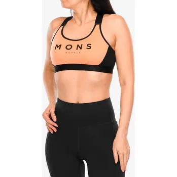 Podprsenka Sportovní podprsenka Mons Royale Stella X-Back Bra - punch/black