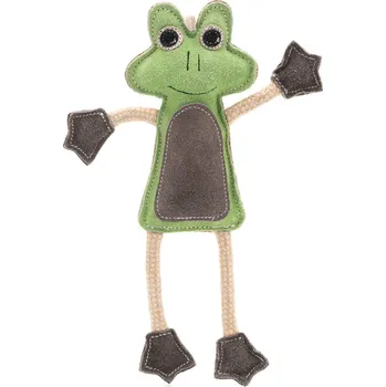 Hračka pro psa Wooffee Žabka s provazy - přetahovací hračka