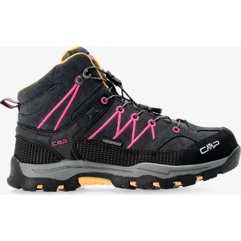 Dětská treková obuv Dětské boty CMP Kids Rigel Mid WP - antracite/bouganville