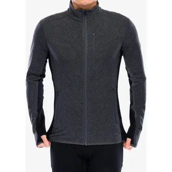 Pánská mikina Mikina na zip Icebreaker Descender L/S Zip - jet/black