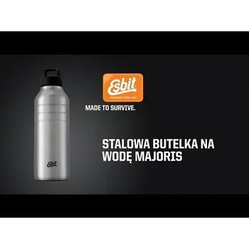 Láhev Termální láhev Esbit Majoris Wide Mouth Flask 1L - black