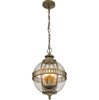 Elstead Lighting Halleron závěsné svítidlo 3x40 W hnědá KL-HALLERON-8M-BU
