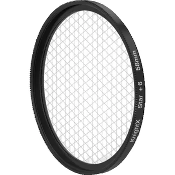 Selfie tyč Efektový filtr KnightX Star Line 58 mm Hvězdný filtr se 6 paprsky pro Canon Nikon Sony Objektivy Fotografování Tloušťka 3,1 mm