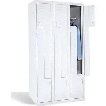 Školní nábytek 6-dveřová šatní skříň s dveřmi typu Z, 350 mm #03 CIK-CAK MAXI 6 350