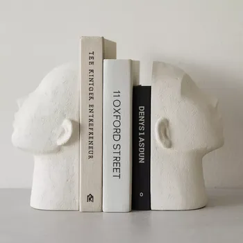 Váza Bloomingville Baldur, sada dvou zarážekna knihy