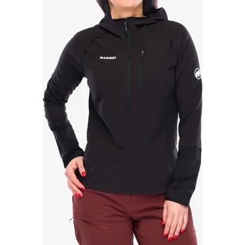 Dámská mikina Dámská mikina s kapucí Mammut Madris Light ML Half Zip Hoody - black