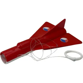 RC model letadla Zvukové letadlo MiG červené