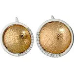 Goldstore Náušnice bílé zlato červené zlato Váha: 5.64 g