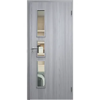 Interiérové dveře SAPELI ELEGANT KOMFORT M33 - CPL LAMINÁT - OTOČNÉ DVEŘE VČ. ZÁRUBNĚ - Dub zimní Průchozí šířka (cm): 120, Průchozí výška (cm): 197