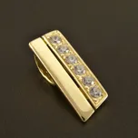 Goldpoint Zlatý přívěs-zirkony Váha: 1.30 g